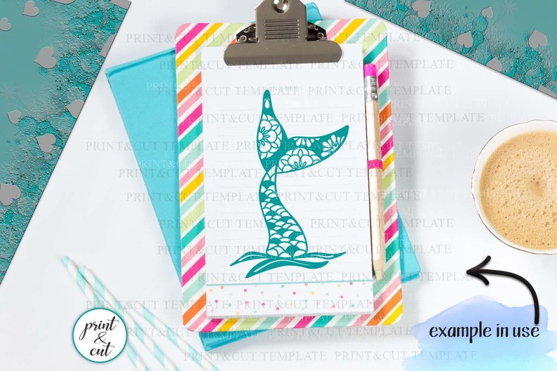 Download Mandala zentagle mermaid tail svg laser cut glowforge file ...