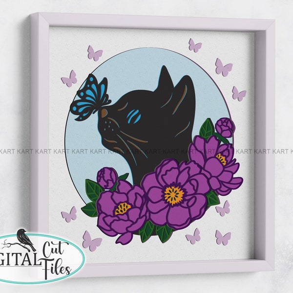 3D Cat Shadow box Svg Cricut, 3D Shadow Box Svg, Box svg, Svgs shadow boxes, Cat with butterfly svg, Layered Paper Art svg, 3D svg 3D Cat Shadow box Svg Cricut, 3D Shadow Box Svg, Box svg, Svgs shadow boxes, Cat with butterfly svg, Layered Paper Art svg, 3D svg