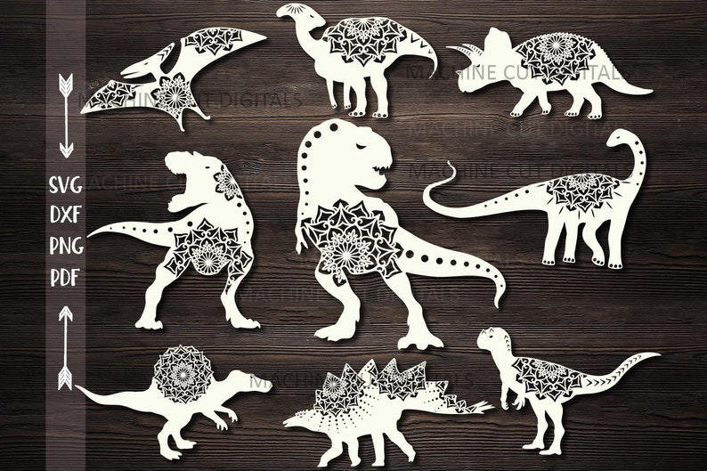 Download Mandala Dinosaur Svg T Rex Svg Trex Svg Dinosaurs Bundle Etsy PSD Mockup Templates