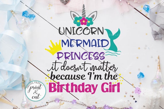 Free Free 68 Unicorn Birthday Princess Svg SVG PNG EPS DXF File