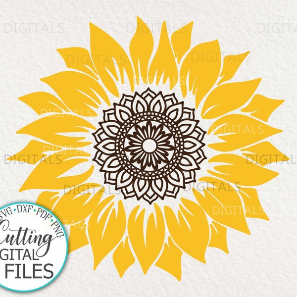 Sunflower Mandala - Etsy
