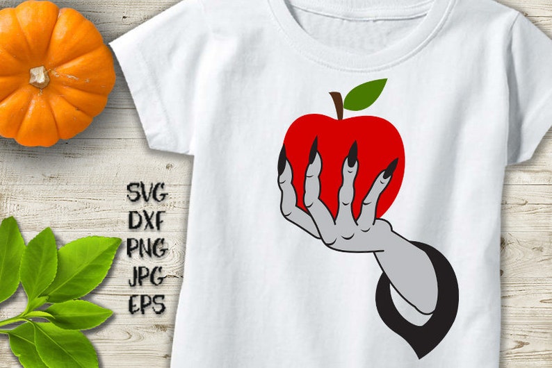 Download Witch hand with apple svg halloween teacher svg snow white ...
