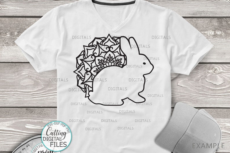 Download Bunny mandala svg easter bunny svg zentagle svg easter | Etsy