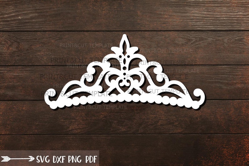 Download Princess crown svg papercutting template cut out svg laser ...