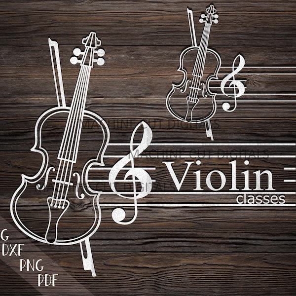 violin monogram svg, violin svg, musical frame svg,  vinyl cut svg, laser cut template svg, cricut files, music classes teacher, digital dxf