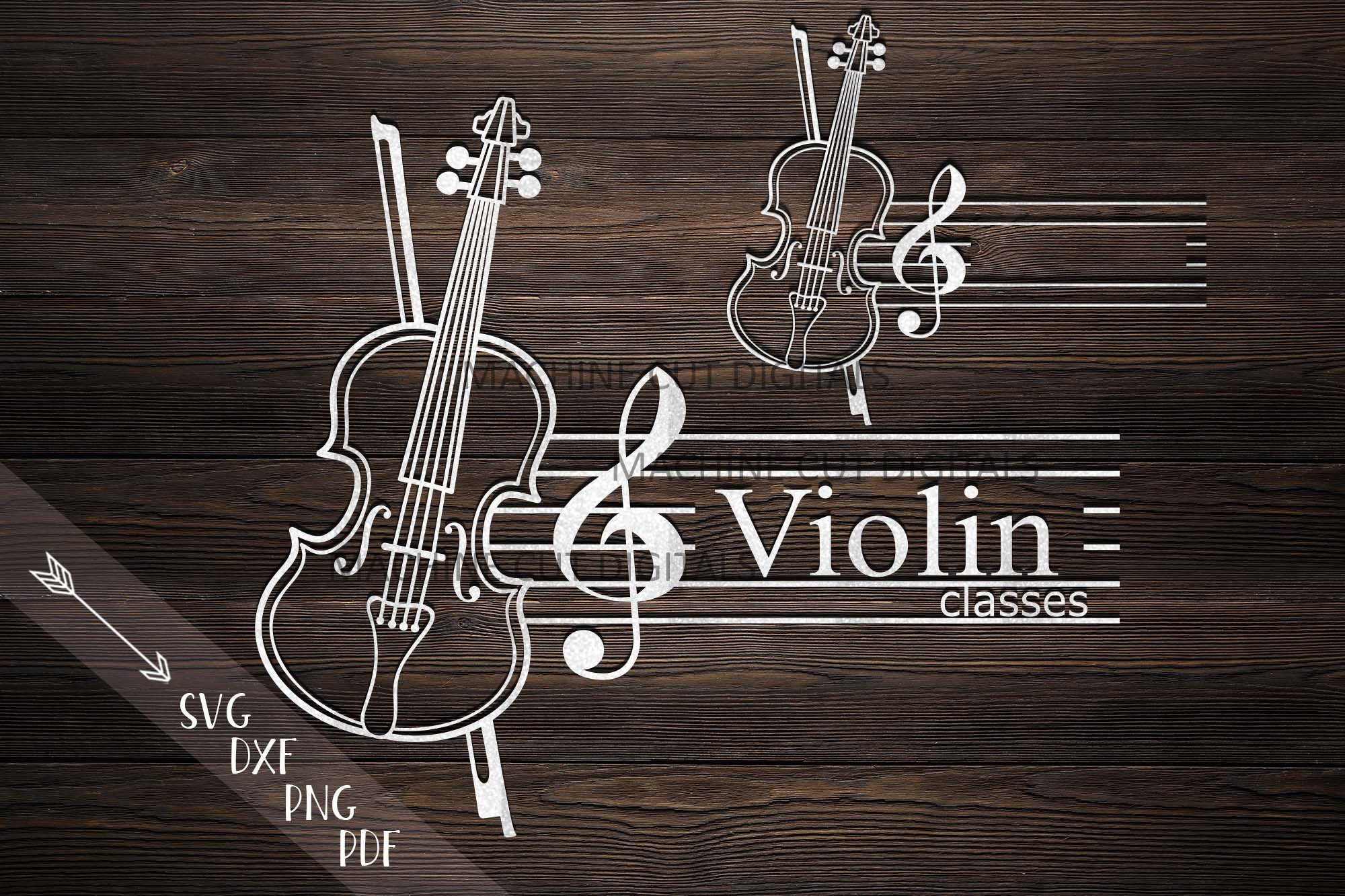 Violin monogram svg violin svg musical frame svg vinyl cut Etsy