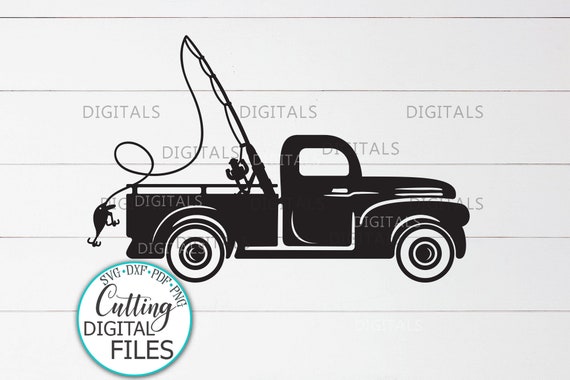 Vintage Summer Truck Svg, Fishing Svg, Fishing Rod Svg, Old Truck, Cricut  Cut File, Camping Svg, Fathers Day Gift Svg, Digital Download Dxf -   New Zealand