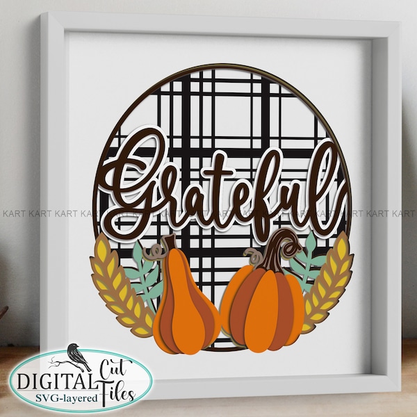 3D Grateful Shadow box svg Layered, Thanksgiving svg, Fall shadow box svg, 3D svg, 3d Buffalo plaid Shadow Box, Cricut, Silhouette cut files 3D Grateful Shadow box svg Layered, Thanksgiving svg, Fall shadow box svg, 3D svg, 3d Buffalo plaid Shadow Box, Cricut, Silhouette cut files