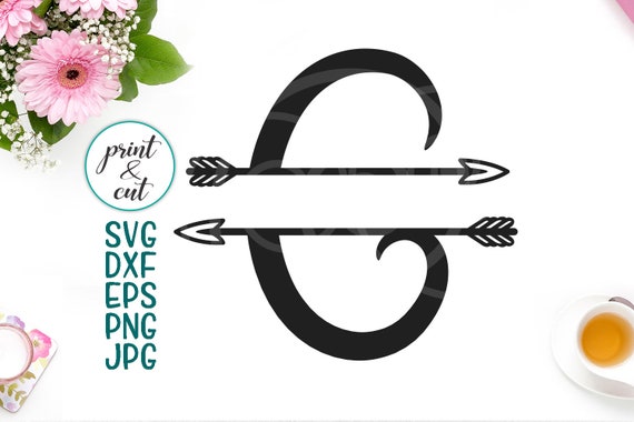 Download Split monogram font C svg letters with arrows individual ...