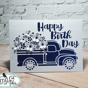 Pop up Birthday card svg, Cricut cards, 3D Birthday card svg, Pop up card svg, Butterfly Heart card svg, papercut card, digital cards