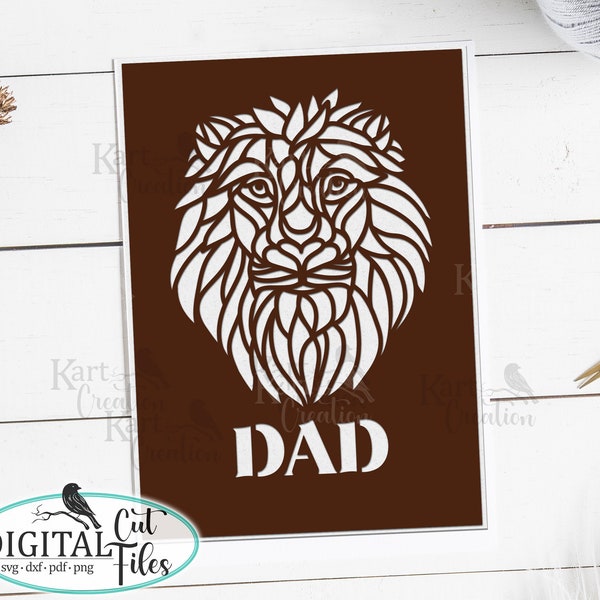 Dad card svg, Cricut cards, Father Dad  Birthday card svg, Father's day card svg, papercut svg, laser cut svg, paper cut svg