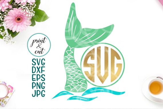 Download Free Mermaid Monogram Svg Mermaid Tail Svg Mermaid Svg Monogram Etsy SVG Cut Files