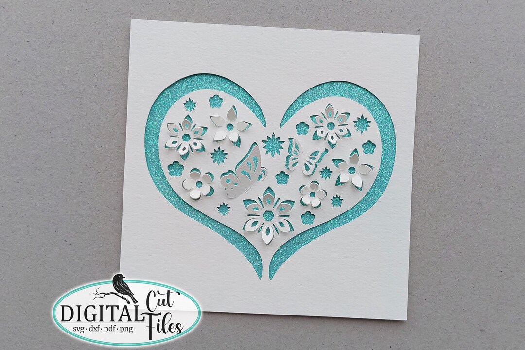 3D Pop up Heart Card Svg, Pop up Svg, Valentines Card Svg, Birthday ...