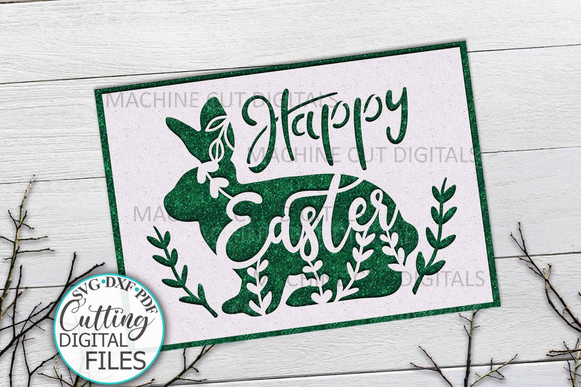 Easter Card Svg Card Svg Cricut Bunny Easter Card Svg - Etsy