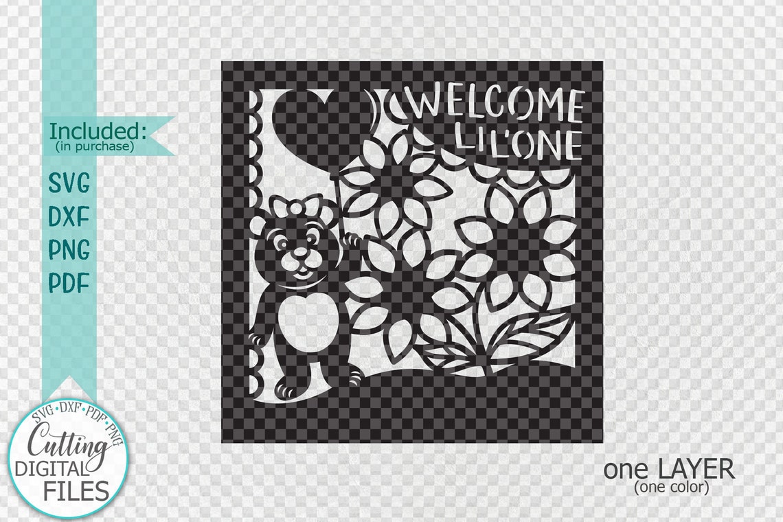 Download Birth Stats svg Baby Birth Announcement SVG Laser cut | Etsy