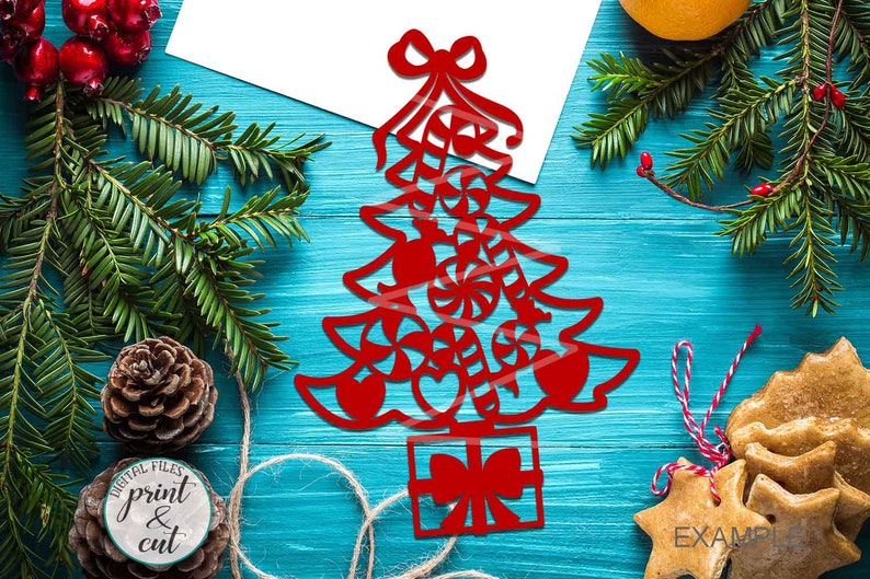 Download Christmas tree svg for glowforge papercut svg paper cut ...
