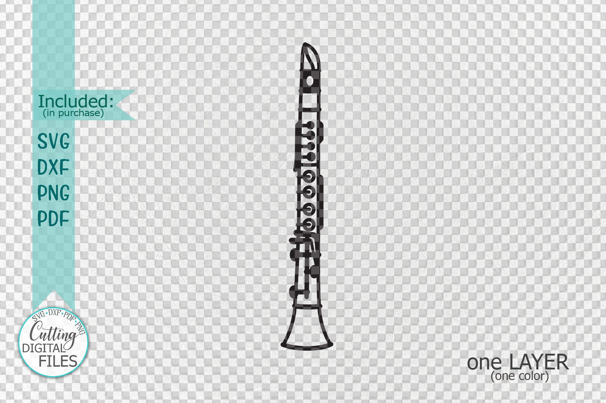 Clarinet Svg, Laser Cut Template, Glowforge Digital File, Dxf File, Peprcutting Template, Papercut Svg, Music Svg - Etsy