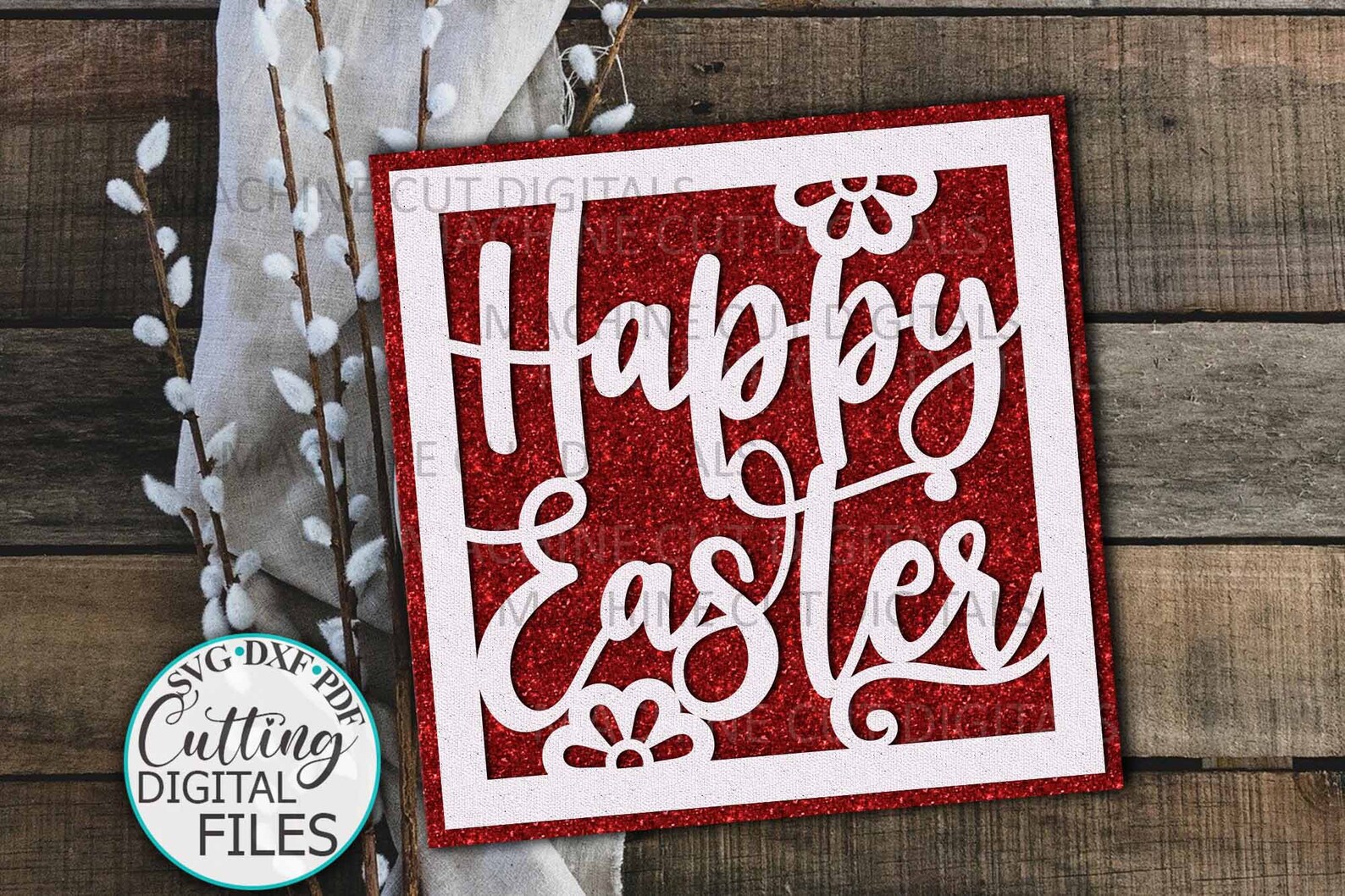 Easter Card Svg Cricut Easter Card Svg Happy Easter Card | Etsy