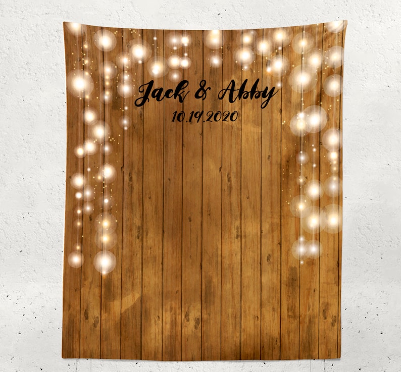 Rustic Wedding Backdrop Custom Wedding Backdrop Photo Booth Etsy