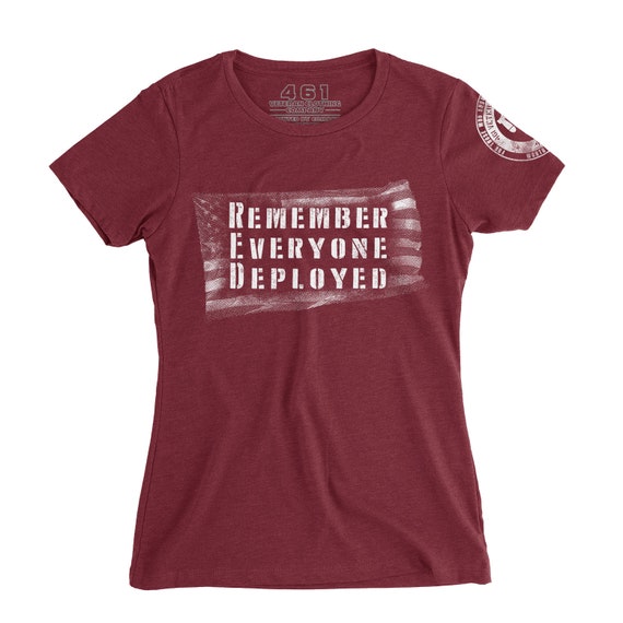 remember everyone deployed womens shirt