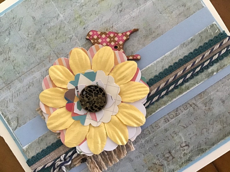 flower and the little pink bird