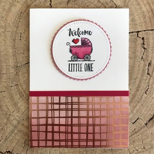 Baby Girl  | Newborn Baby  | Girl | Greeting Card | Card | Handmade | Cute Card |Special Card | Welcome Little One