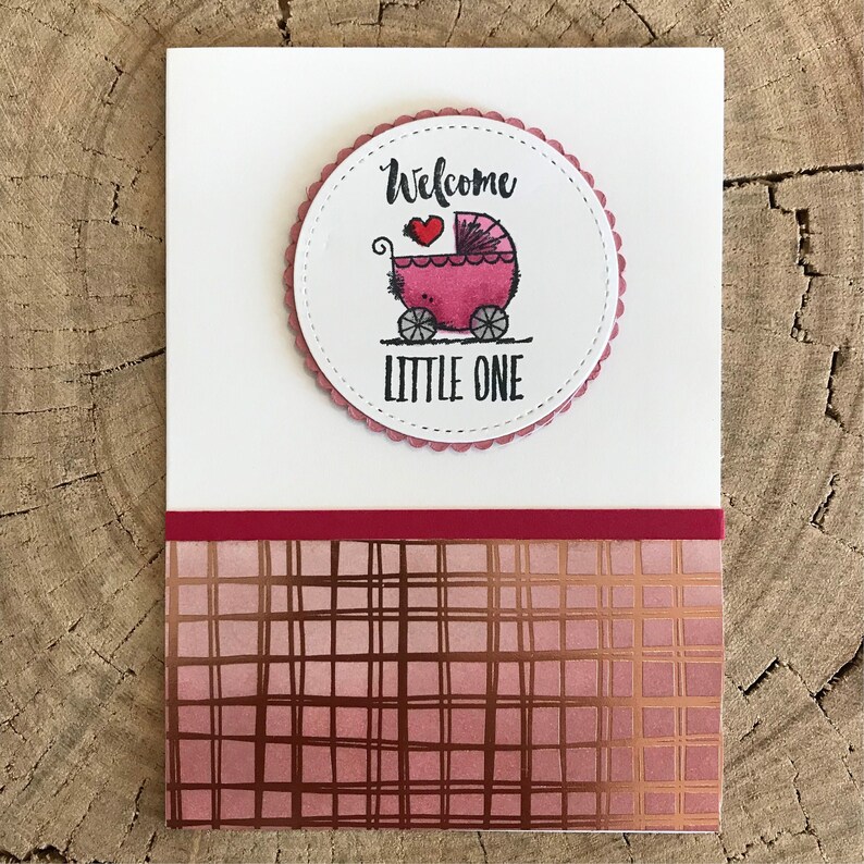 Newborn Baby Girl Welcome Little One Greeting Card - Etsy
