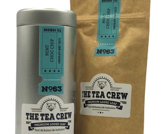 Mint Chocolate Chip Rooibos Tea: Caffeine-Free Loose Leaf Blend