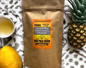 Tropical Yerba Mate Tea Blend: Pineapple, Mango, Lemon