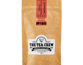 Oolong Tea Peach Orange Blossom Loose Leaf Blend All Natural Ingredients