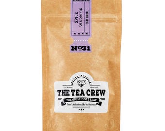 Herbal Chai Tea: Spiced Loose Leaf Blend Caffeine Free All Natural Ingredients