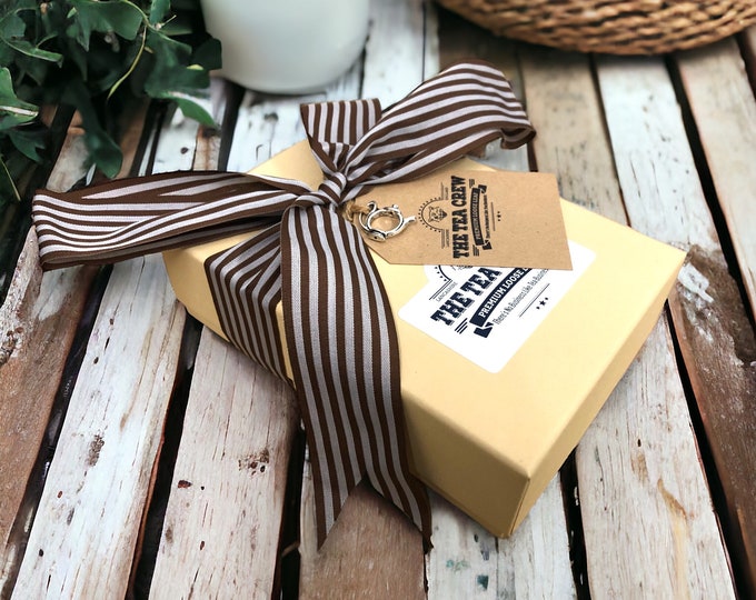 Kruidenthee geschenkdoos met losse thee-ei en gratis bericht op cadeaulabel Losse bladthee Kruidenthee cadeauset Sampler Box