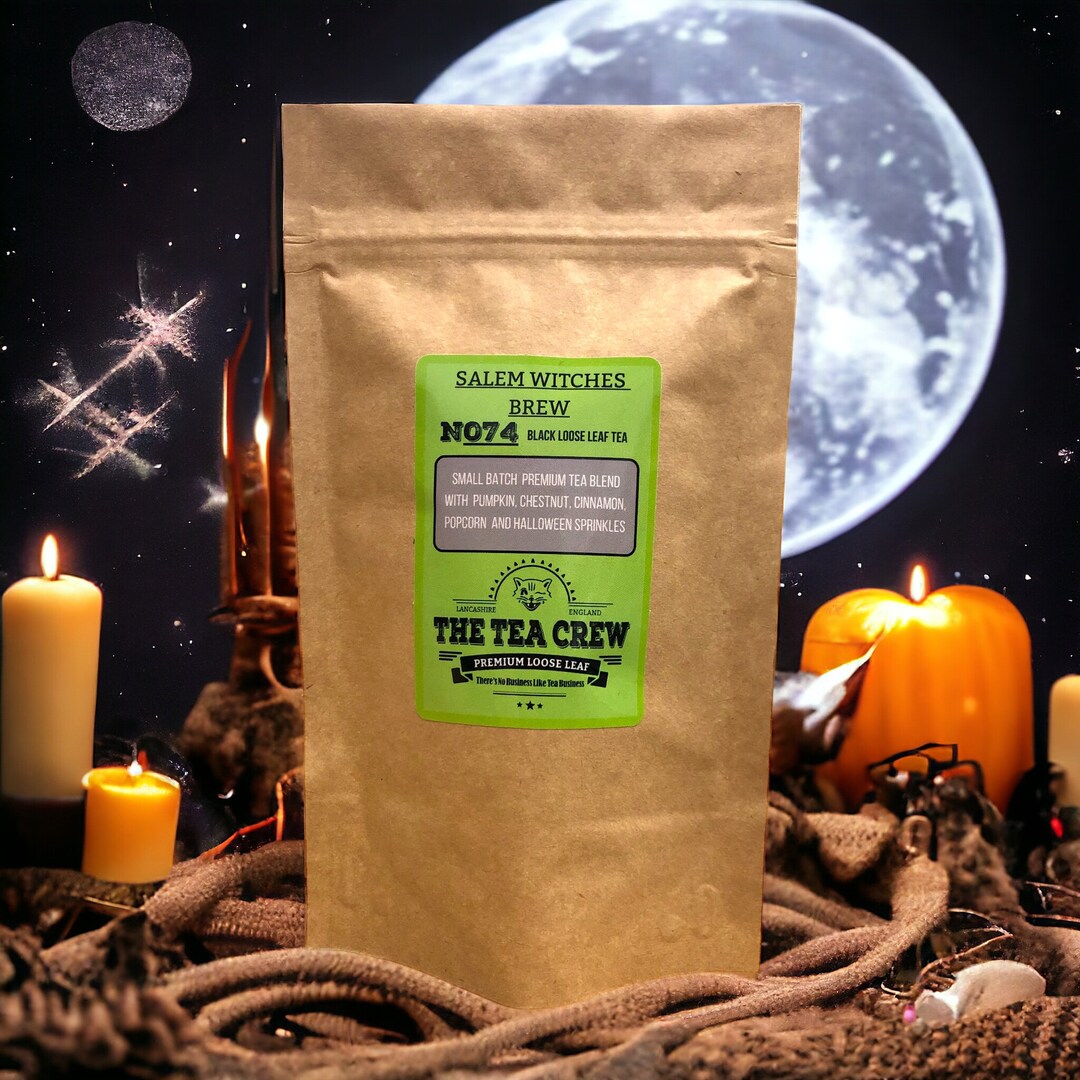 Salem Witches Brew Black Tea: Pumpkin, Chestnut & Cinnamon Blend - Etsy