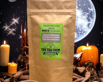 Salem Witches Brew Black Tea: Pumpkin, Chestnut & Cinnamon Blend