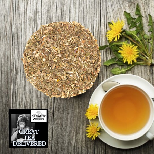 Dandelion Tea - Detoxifying Herbal Infusion - - Pure and Natural - Dandelion Leaves - Herbal Tea Gift Dandelion Leaf Cut Premium Quality