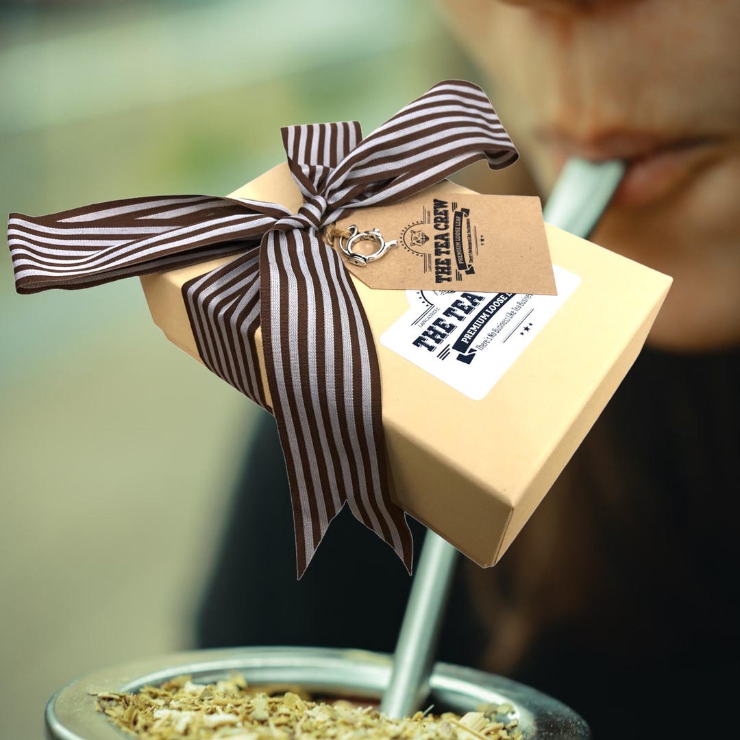 Yerba Maté Gift Box With Loose Leaf Tea Infuser and Free Message on ...