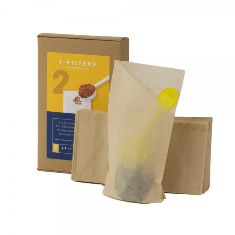Tea Filters Disposable Tea Bags for Loose Leaf Tea 23 Cup Etsy
