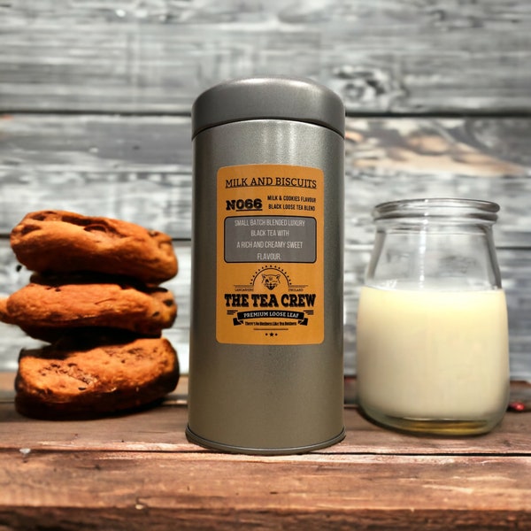 Milk And Biscuits Sweet And Creamy Tea Blend Milk And Cookies Loose Leaf Black Tea Gifts For Tea Lovers  FREE Tea Sample With Every Order!