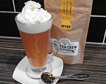 Buttery Vanilla Taste Black Tea Blend Loose Leaf All Natural Ingredients
