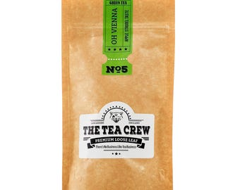 Apple Strudel Green Tea: Viennese Inspired Loose Leaf Blend