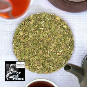 Peppermint Tea - Refreshing Herbal Infusion - Digestive Aid - Pure and Natural - Loose Leaf Herbal Tea - FREE Tea Sample With Every Order