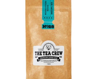 Herbal Tea Baked Apple Flavour: Caffeine-Free Loose Leaf Blend All Natural Ingredients
