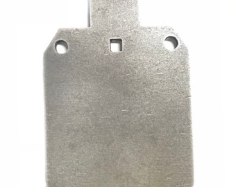 AR500 IDPA IPSC Steel Shooting Target Gong 1/2&quot; 7&quot;X 12&quot; Silhouette