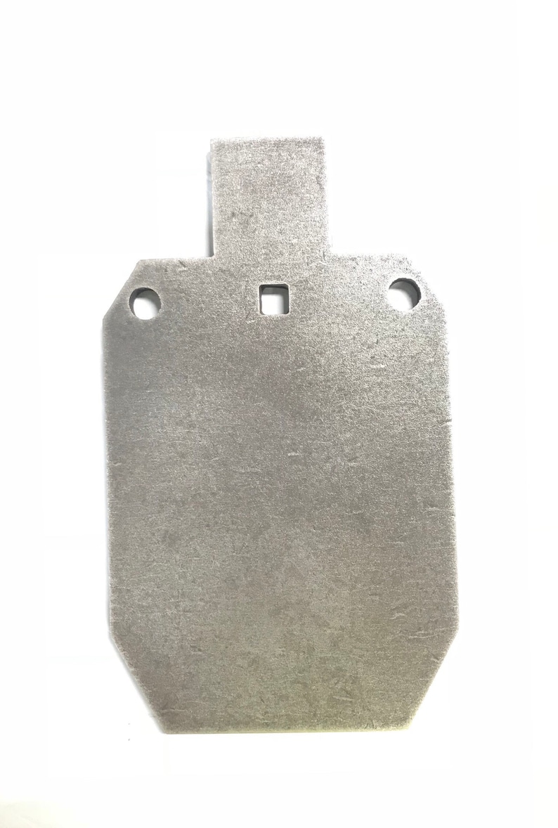 AR500 IDPA IPSC Steel Shooting Target Gong 1/2" 7"X 12" Silhouette image 1