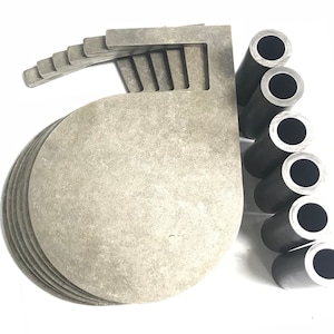 AR500 Stahl Ziel Duellbaum DIY Kit (6) 8 "X 3/8" Paddles DOM Pivot Tubes