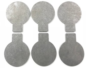 AR500 6"X 3/8" Steel Target Plate Rack DIY Kit Paddles