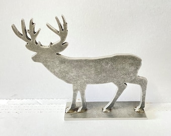 AR500 Deer Silhouette Animal Steel Knock-Over Target 12”X 8”X 3/8”