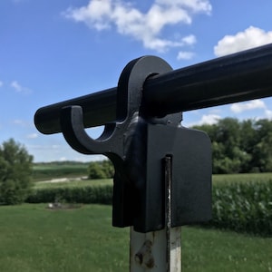 AR500 Target Hanger T-POST Topper Hook Pipe Stand