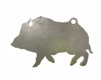 AR500 Wild Hog Boar Pig Silhouette Steel Target Gong 12&quot; X 8&quot;