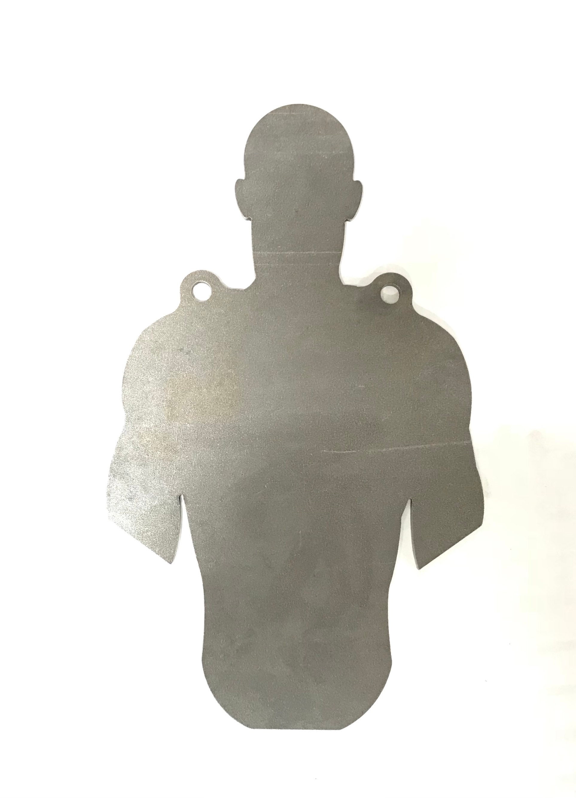 AR500 Zombie Silhouette Steel Target Gong 12" X 8" X 5/8" For Shooting Practice